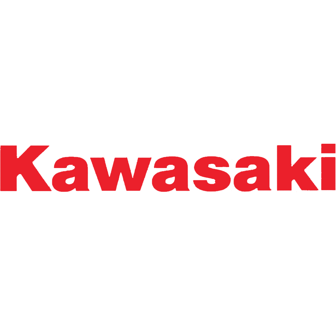 K161R - KAWASAKI SMALL STICKER RED (10/BAG)