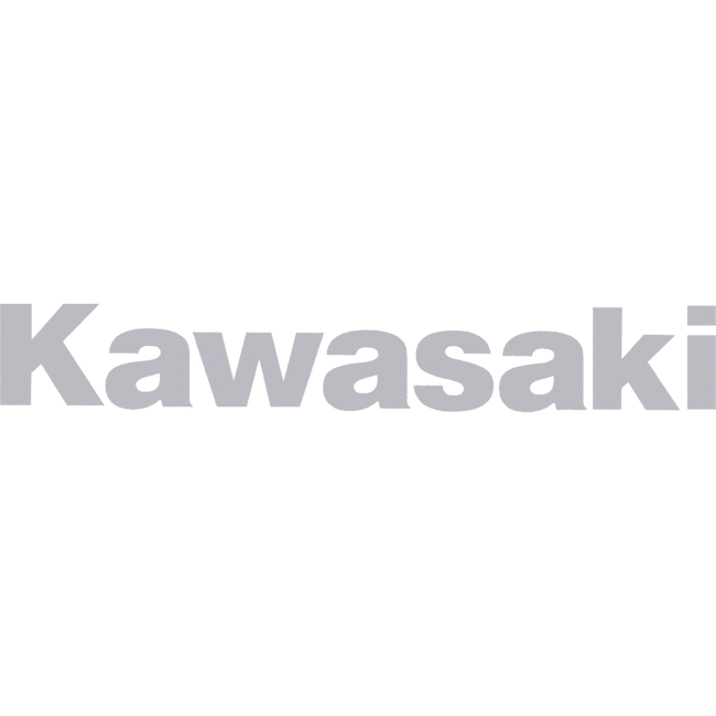 K161S - KAWASAKI SMALL STICKER SILVER (10/BAG) Hover Image