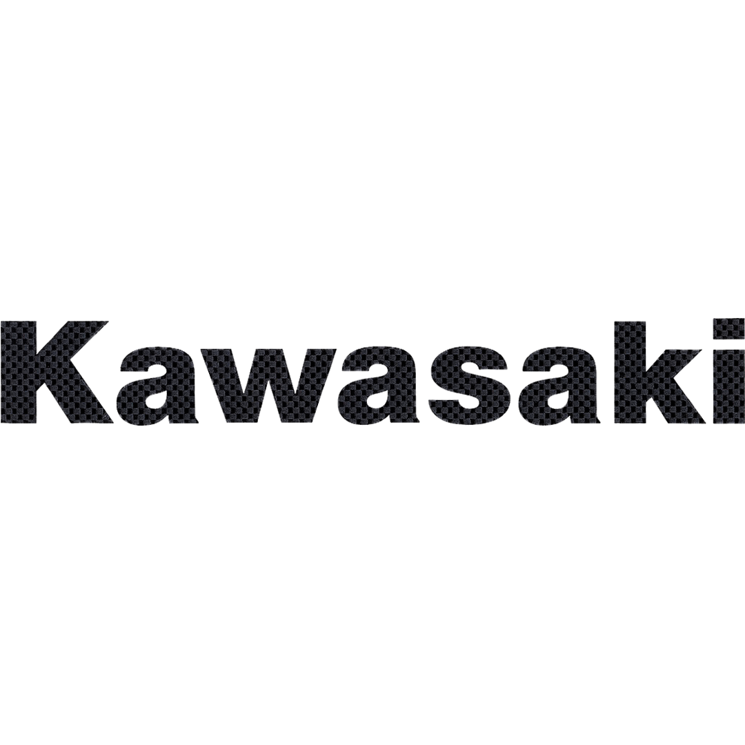 KCF1 - KAWASAKI CARBON FIBRE STICKER (1/PR)