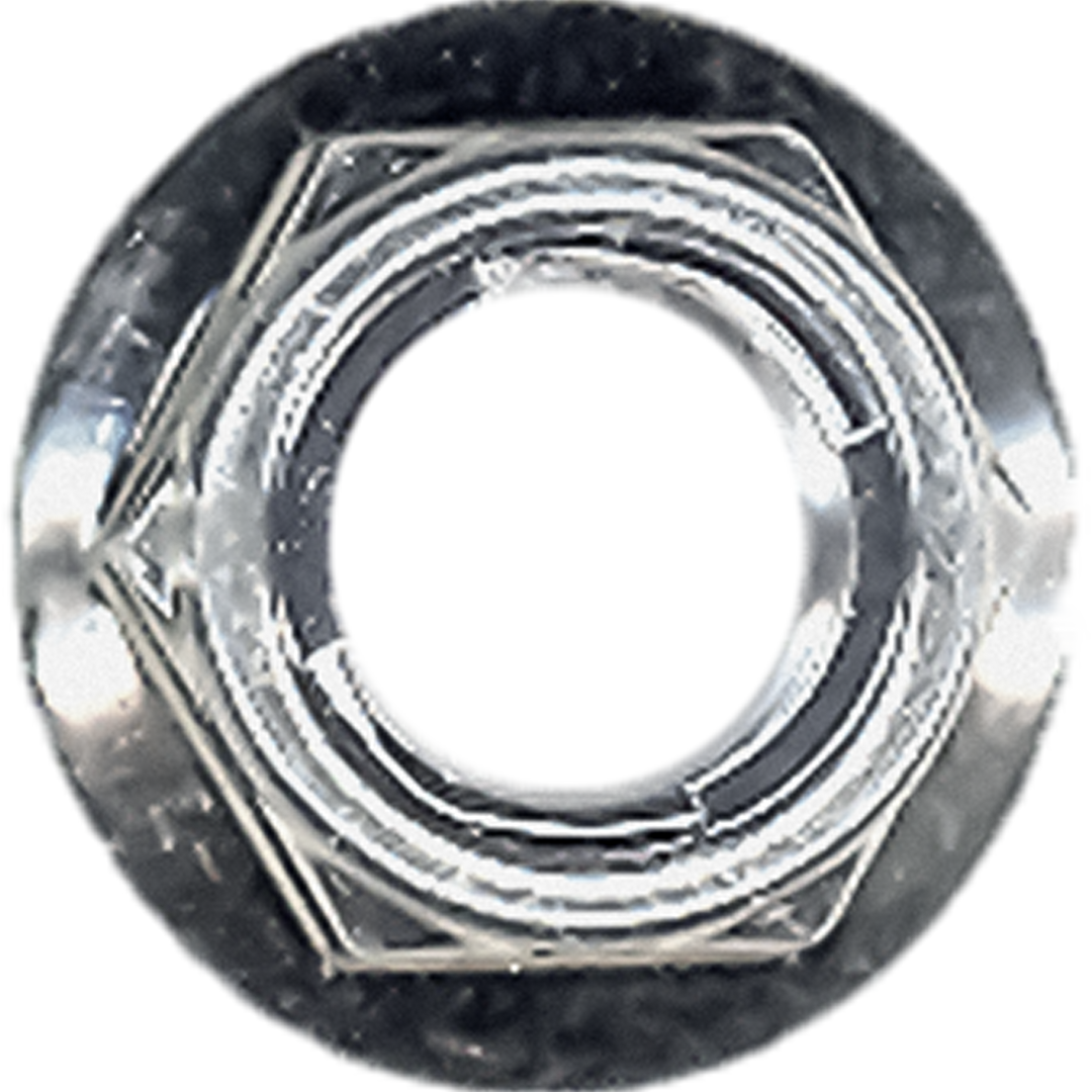 LFN10 - FLANGE NUTS WITH U-LOCK 10MM (25/BAG)