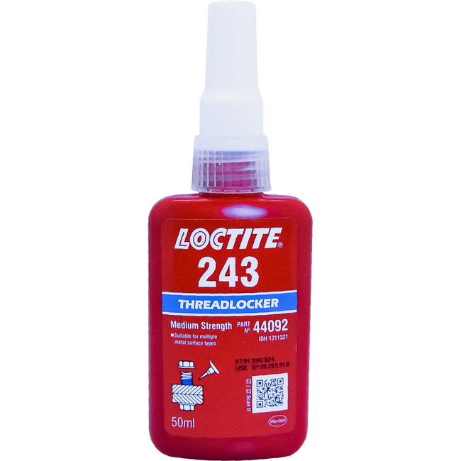 LOC243 - MEDIUM STRENGTH THREADLOCKER 50ML Hover Image