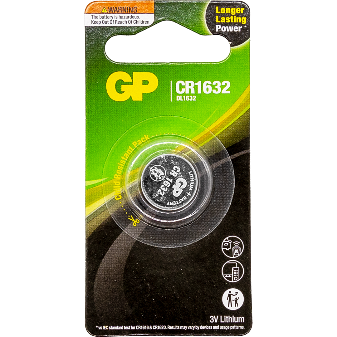 LT1632 - LITHIUM BUTTON BATTERY CR1632