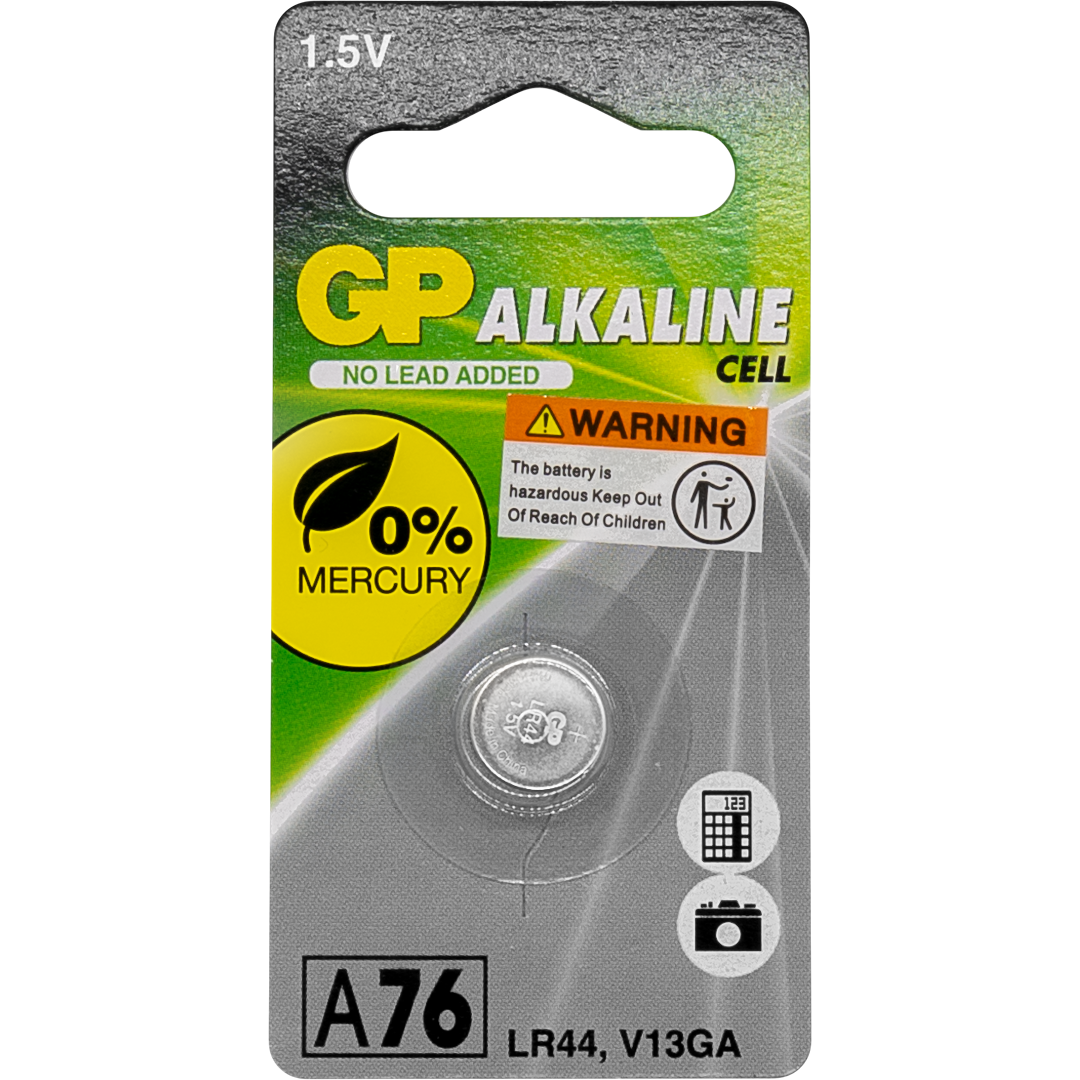 LT44 - ALKALINE BUTTON BATTERY LR44