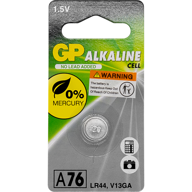 LT44 - ALKALINE BUTTON BATTERY LR44 Hover Image
