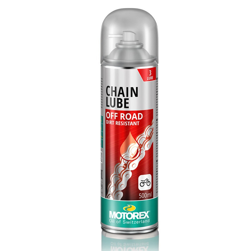 Motorex Chain Lube Off-Road (Red) Spray - 500ml (12)