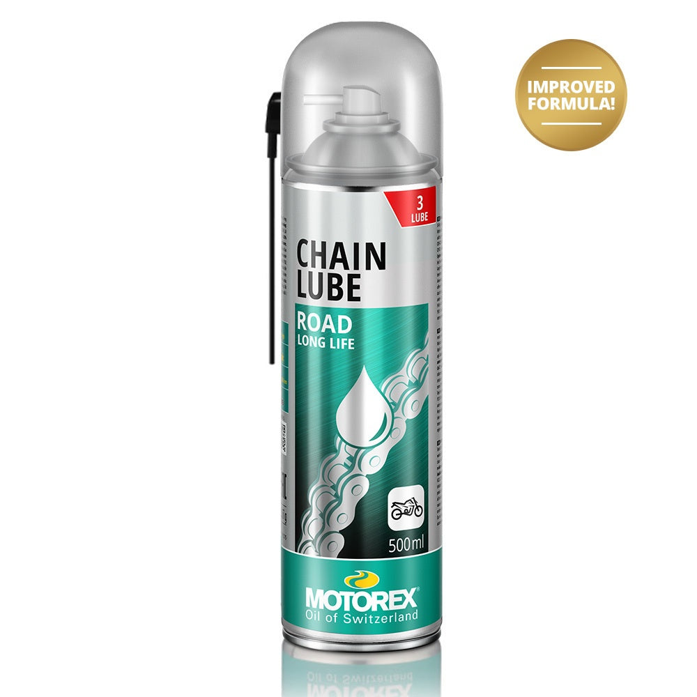 Motorex Chain Lube Road (Green) Spray - 500ml (12)