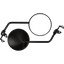 ME7 - WR/KLX/DRZ/RMZ/XR 4"HEAD MIRROR KIT (PR)