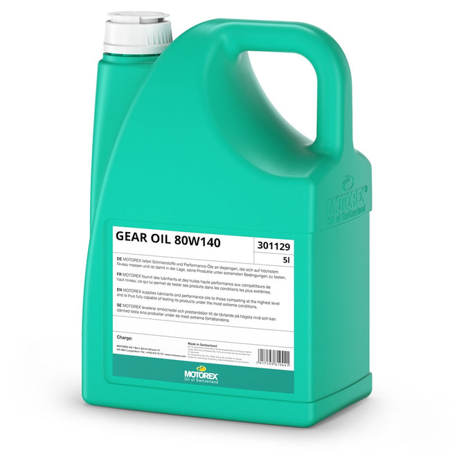 Motorex Gear Oil 80W140 - 5 Litre Main Image