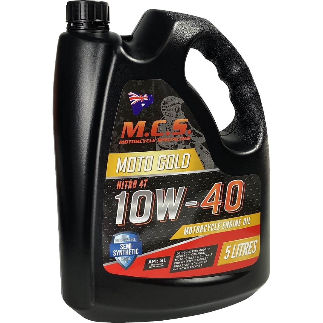 MGOS5 - 4T10W-40 SEMI SYNTHETIC 5 LITRE (4/CTN)