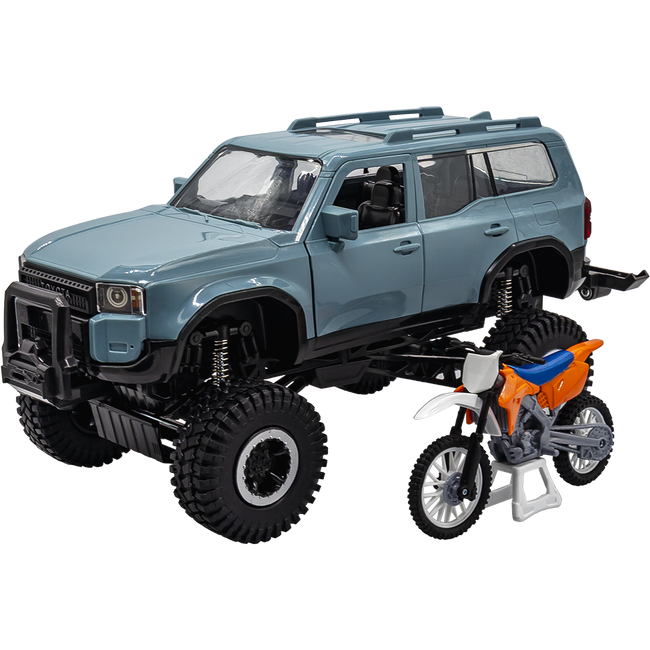 MOD466 - 1.18 TOYOTA LAND CRUISER W/BIKE CARRIER Hover Image