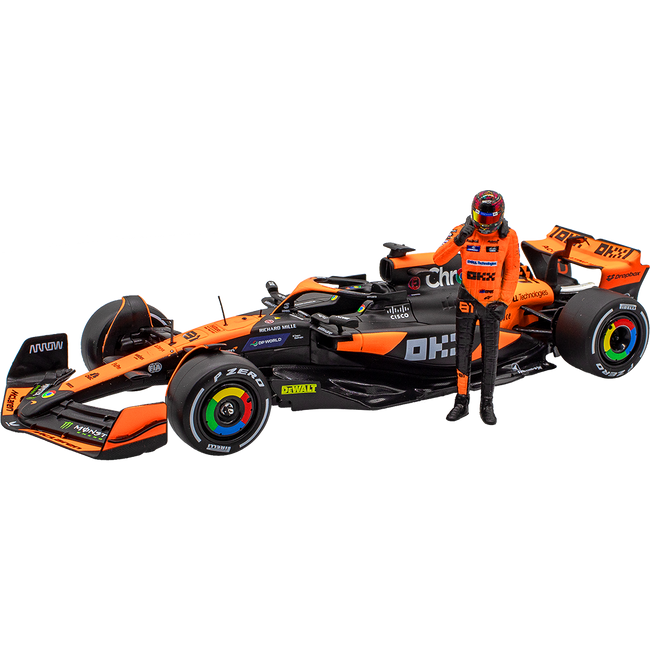 MOD482 - 1.24 MCLAREN F1 WITH PIASTRI FIGURE Hover Image