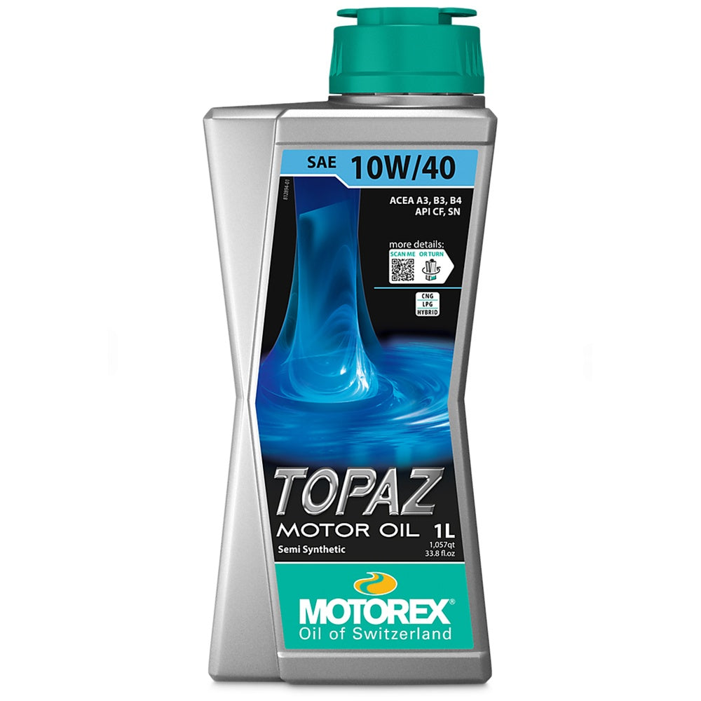 Motorex Topaz Semi-Synthetic SAE 10W40 - 1 Litre (10)