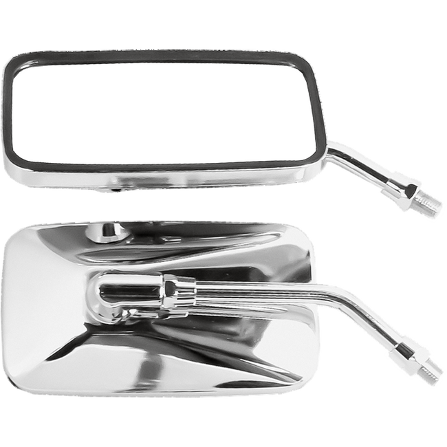 MU11 - UNIVERSAL RECTANGULAR MIRROR CHROME Hover Image