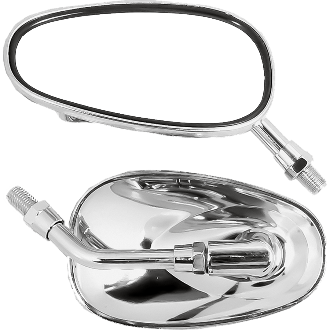 MU15 - UNIVERSAL SMALL OVAL MIRROR CHROME