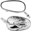 MU15 - UNIVERSAL SMALL OVAL MIRROR CHROME