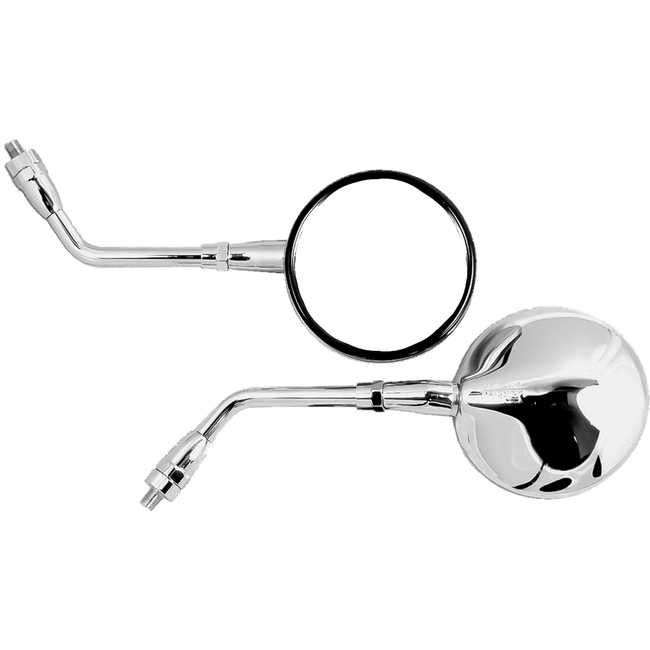 MU16 - NAKED BIKE STYLE L/H R/H CHROME Hover Image