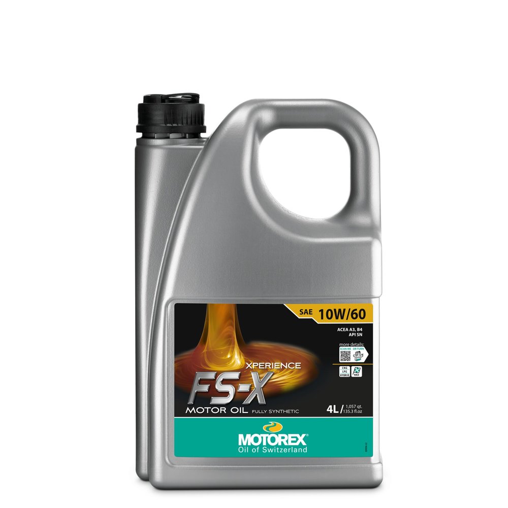 Motorex Xperience FS-X SAE 10W60 - 4 Litre (4)