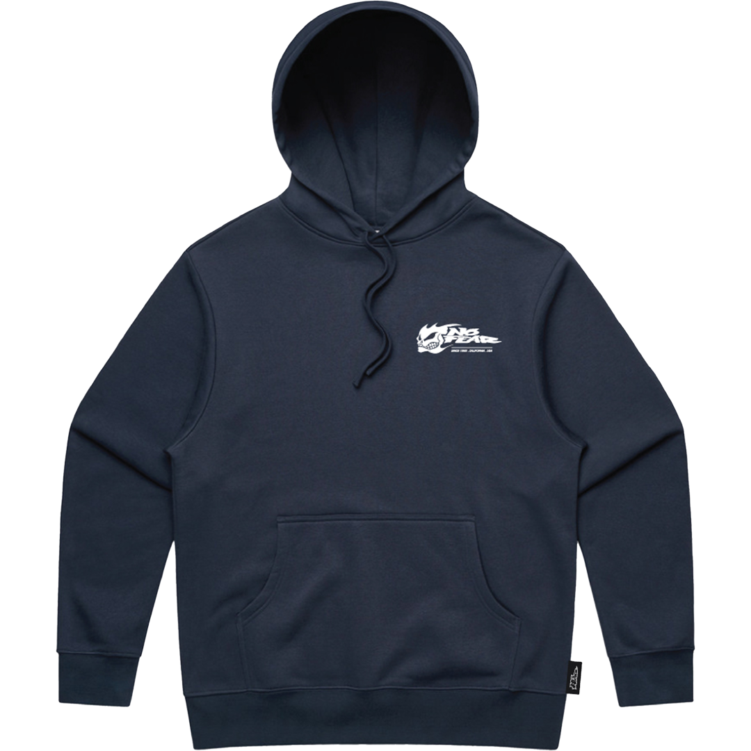 NFMX001043S - NO FEAR NAVY SKULL HOODIE S