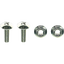 NPS1 - NUMBER PLATE SCREW KIT (10 KITS/BAG)
