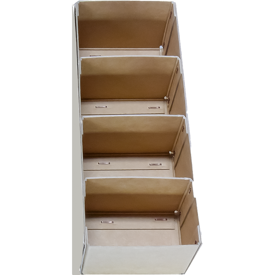 PB4B - PARTS BOX - 4 COMPARTMENT (10/PACK)