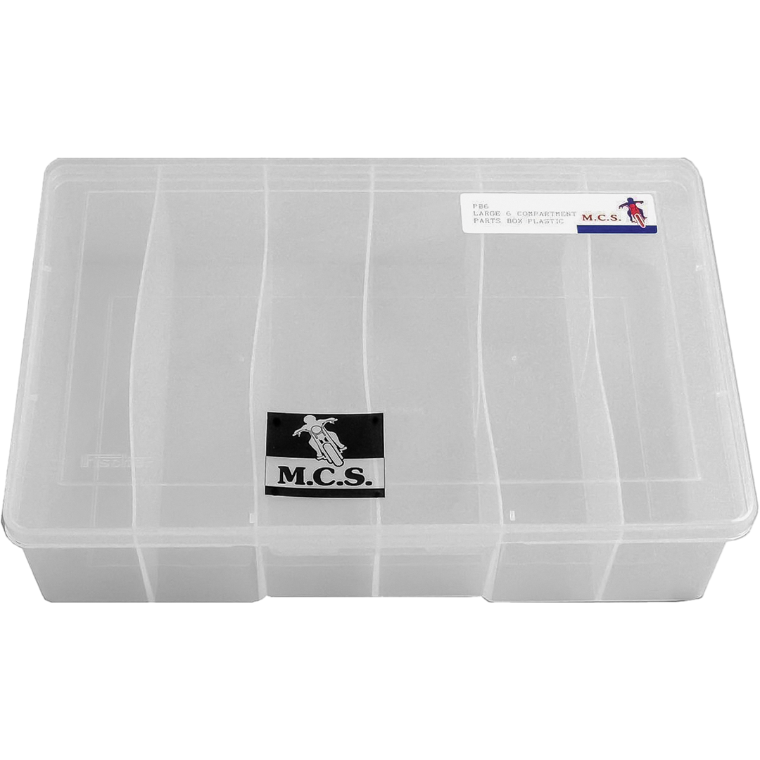 PB6 - PARTS BOX - 6 COMPARTMENT