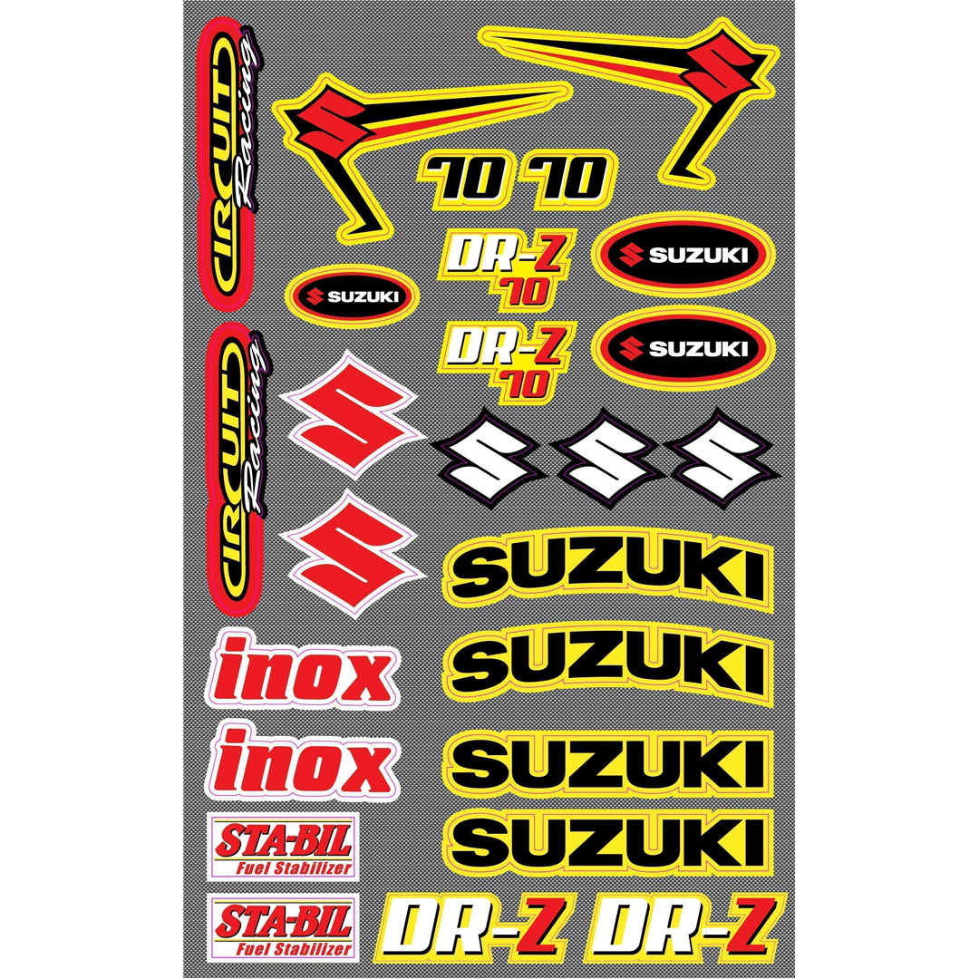 PRODRZ70A - ECONOMY DRZ70 SUZUKI STICKER KIT