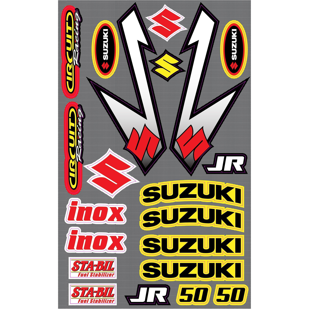 PROJR50A - ECONOMY JR50 SUZUKI STICKER KIT