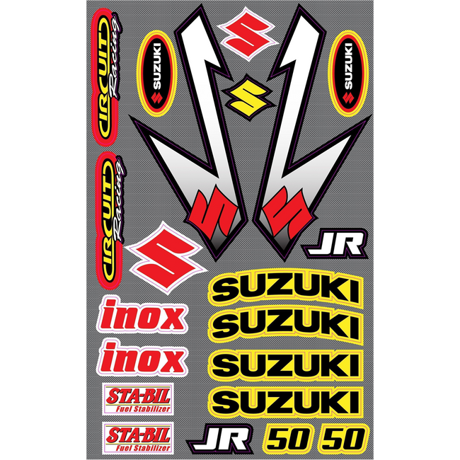 PROJR50A - ECONOMY JR50 SUZUKI STICKER KIT Hover Image