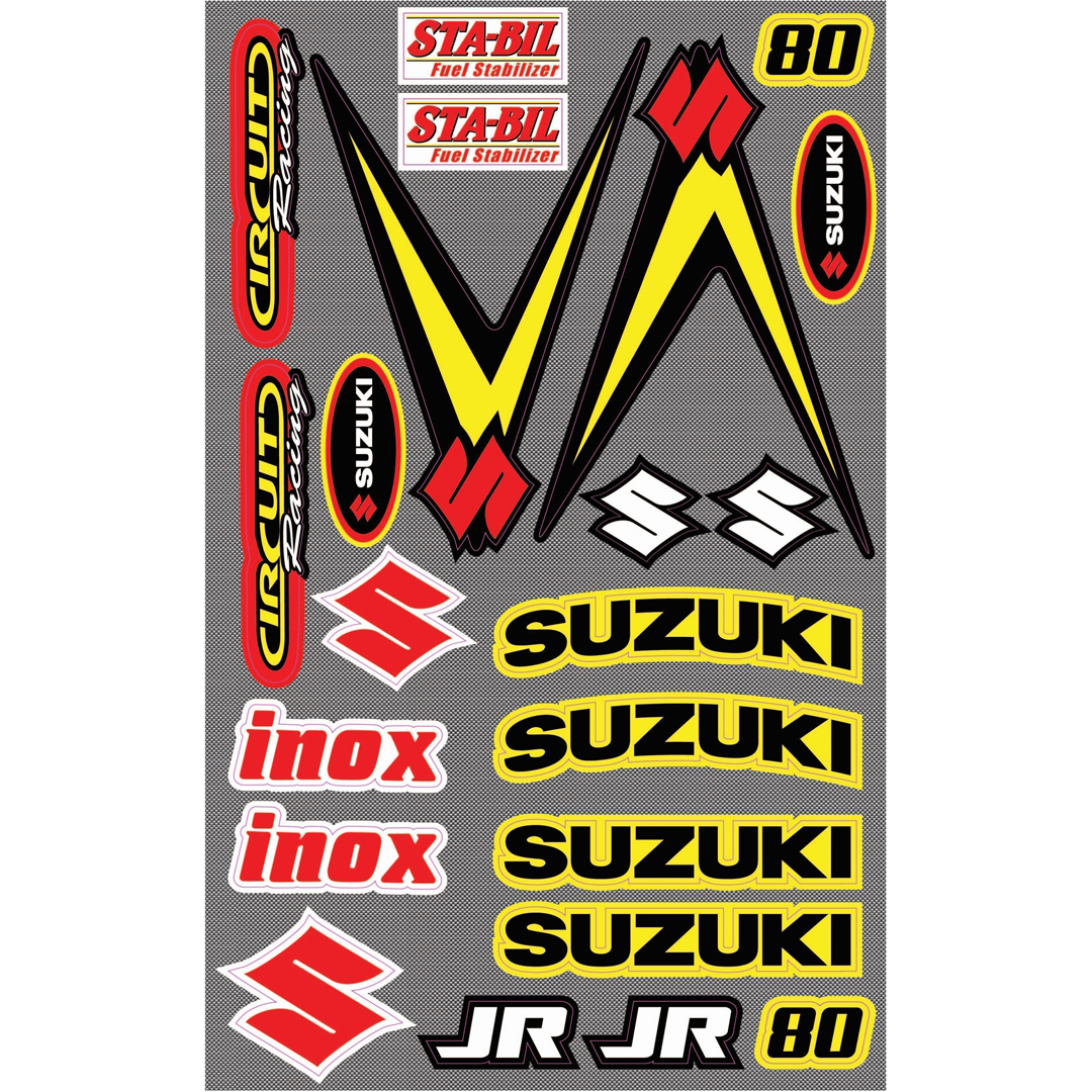 PROJR80A - ECONOMY JR80 SUZUKI STICKER KIT