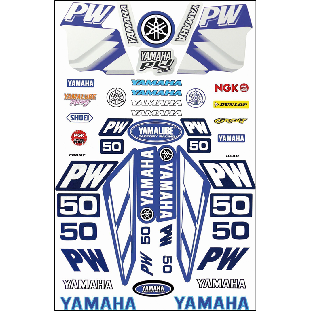 PROPW50 - STICKER KIT PW50 BLUE