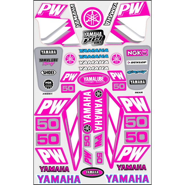 PROPW50PK - STICKER KIT PW50 PINK Hover Image