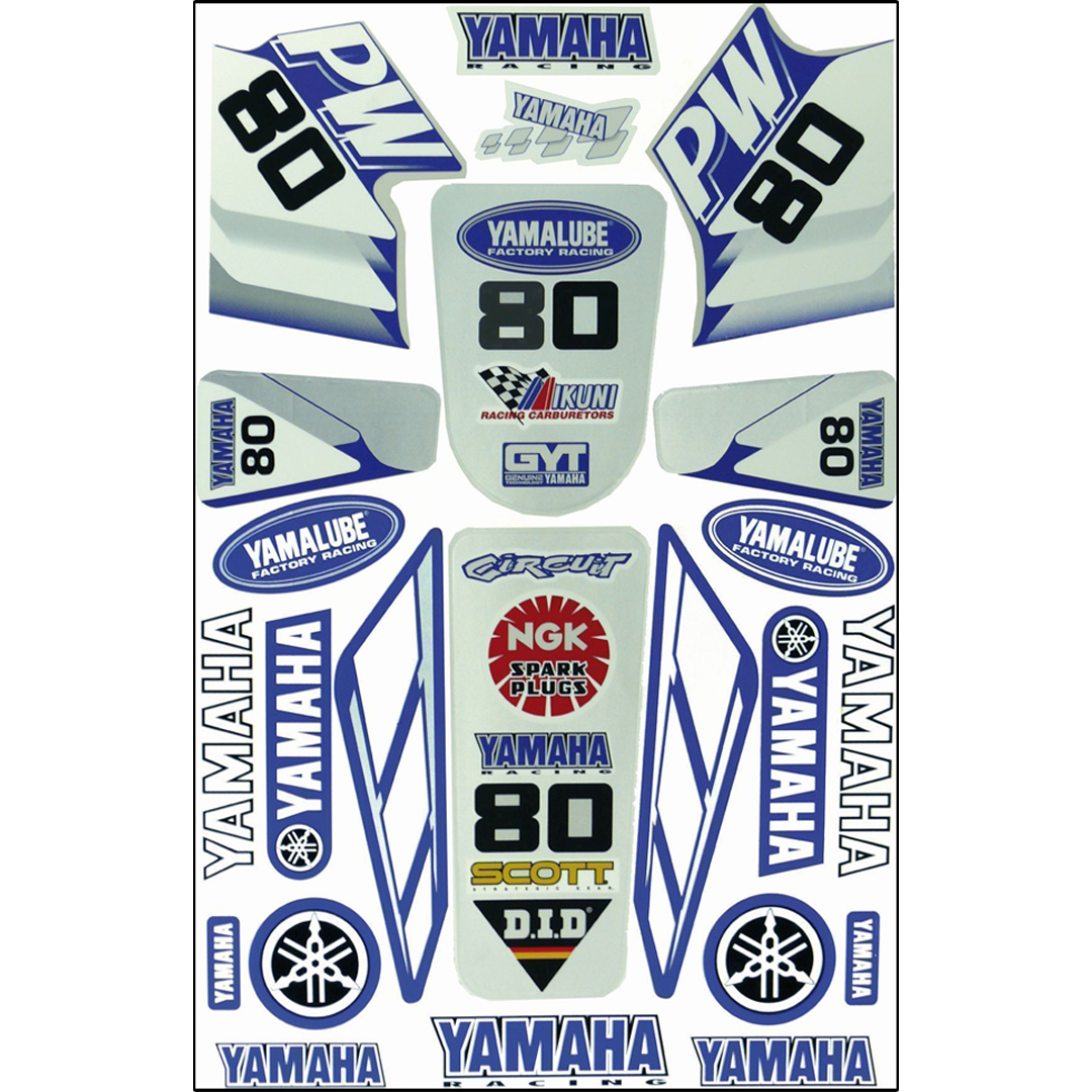 PROPW80 - YAMAHA PW80 STICKER KIT