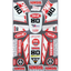 PROPW80R - YAMAHA PW80 STICKER KIT RED