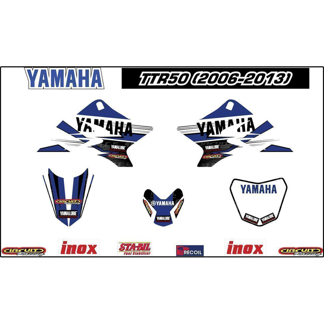 PROTTR50 - TTR50 YAMAHA STICKER KIT 2006 - 2013