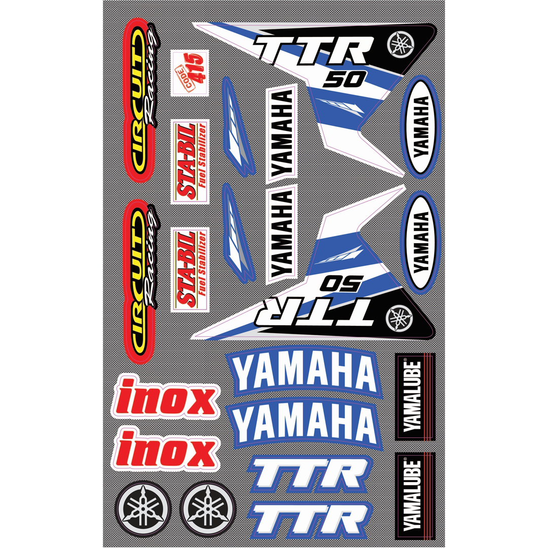 PROTTR50A - ECONOMY TTR50 YAMAHA STICKER KIT