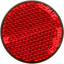 RF5 - REFLECTOR ROUND 39MM DIA STICK ON (RED)
