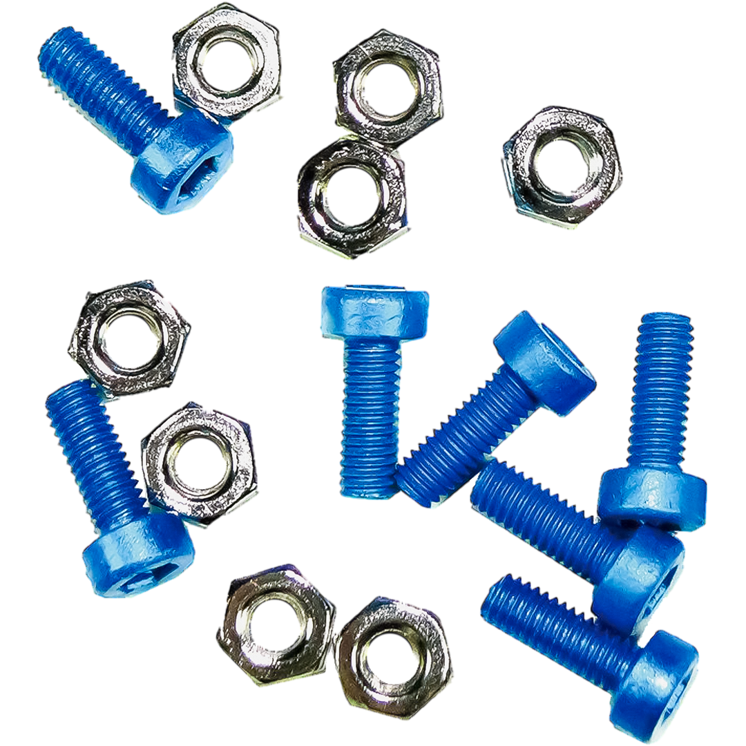 RH1ABL - REGO LABEL HOLDER SCREW KIT BLUE