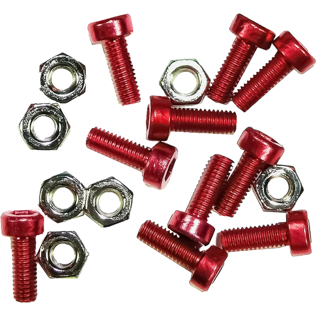 RH1AR - REGO LABEL HOLDER SCREW KIT RED