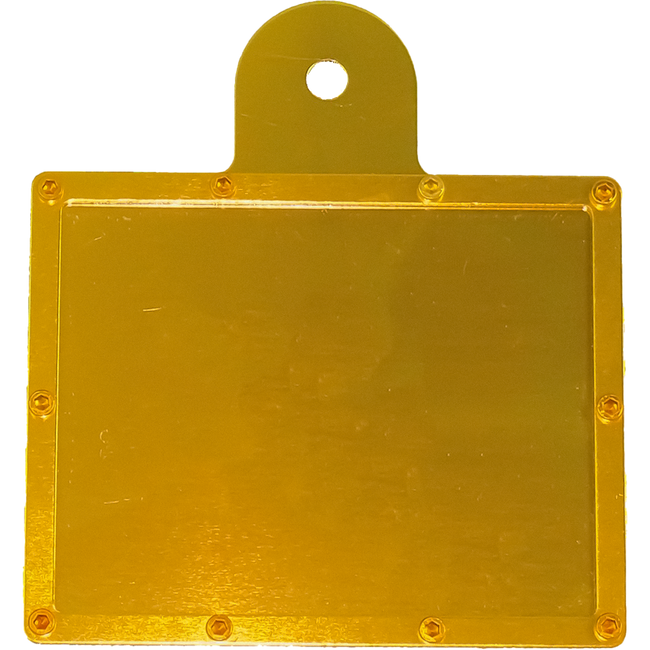 RH1G - ALLOY REGO LABEL HOLDER GOLD Hover Image