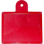 RH1R - ALLOY REGO LABEL HOLDER RED