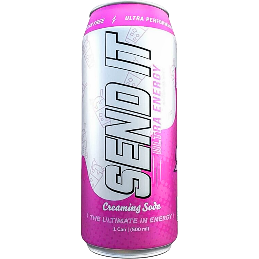SEND5 - SEND IT ENERGY CREAMING SODA 500ML (12/CTN)