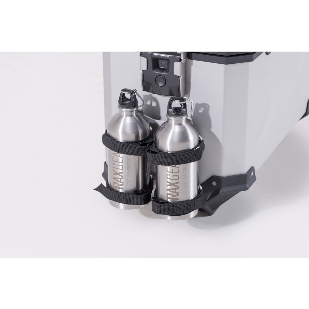 TRAX bottle set 2. For TRAX accessory mount. Inkl. 2x 0.6 l bottle.