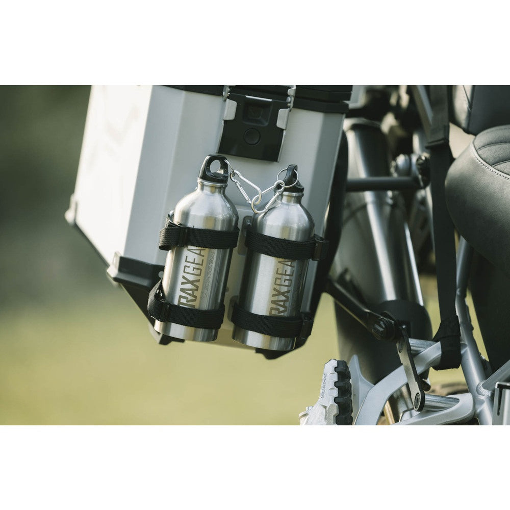 TRAX bottle set 2. For TRAX accessory mount. Inkl. 2x 0.6 l bottle.