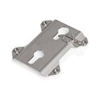 TRAX accessory mount. For TRAX side cases. Silver.