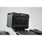 TRAX ADV top case passenger backrest. For TRAX ADV top case. Black.