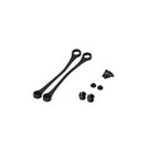 TRAX ADV replacement lid stop. Black. For TRAX ADV side cases. 2 pieces.