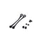 TRAX ADV replacement lid stop. Black. For TRAX ADV side cases. 2 pieces.