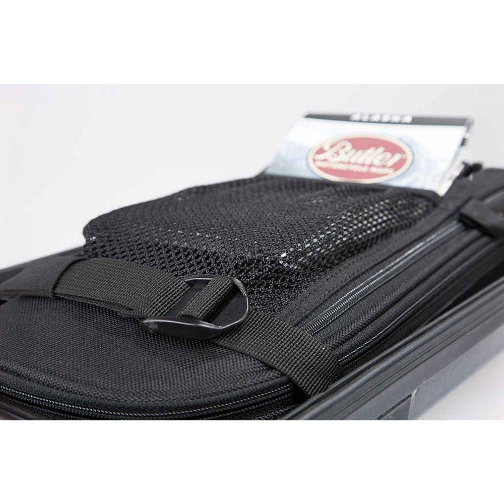TRAX ADV M/L inner lid bag. For TRAX ADV side cases. 5x19x40 cm. Black.