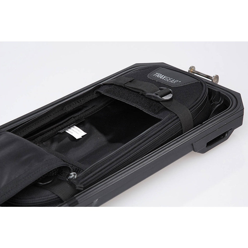 TRAX ADV M/L inner lid bag. For TRAX ADV side cases. 5x19x40 cm. Black.