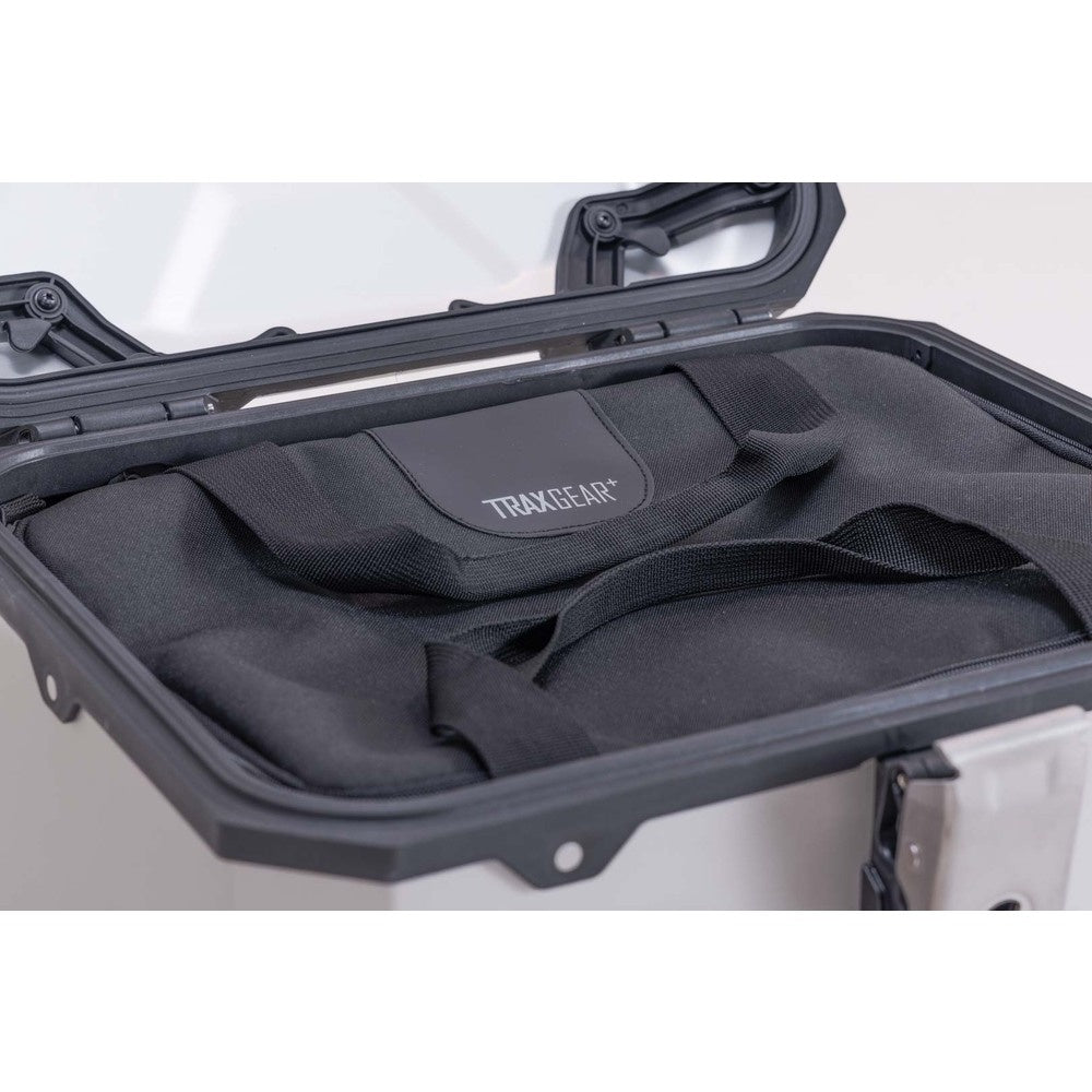 TRAX top case inner bag. For TRAX top case. Water-resistant. Black.
